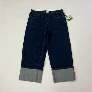Kate spade x target straight leg cuffed denim jeans